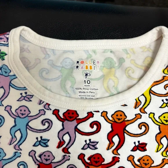 Roller Rabbit Kids Disco Monkey Playa Play Set Rainbow - Picture 6 of 14